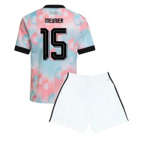 Stroje piłkarskie Belgia Thomas Meunier #15 Koszulka Wyjazdowej dla dzieci MŚ 2026 Krótki Rękaw (+ szorty)